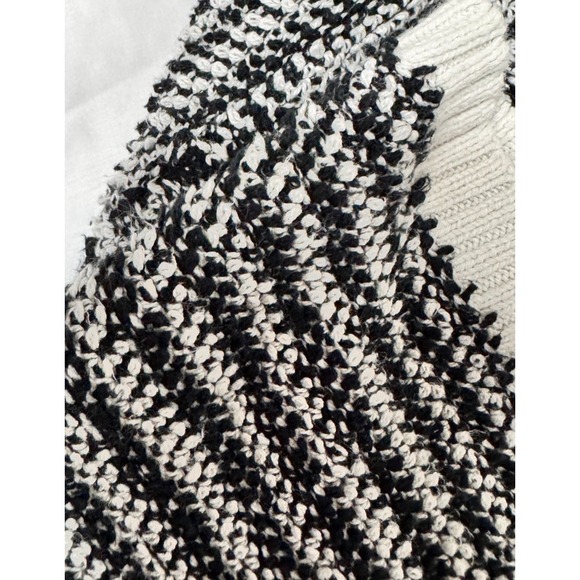 Volcom Broken Letters Hooded Sweater Black White Large Hoodie Sweatshirt - Picture 13 of 14